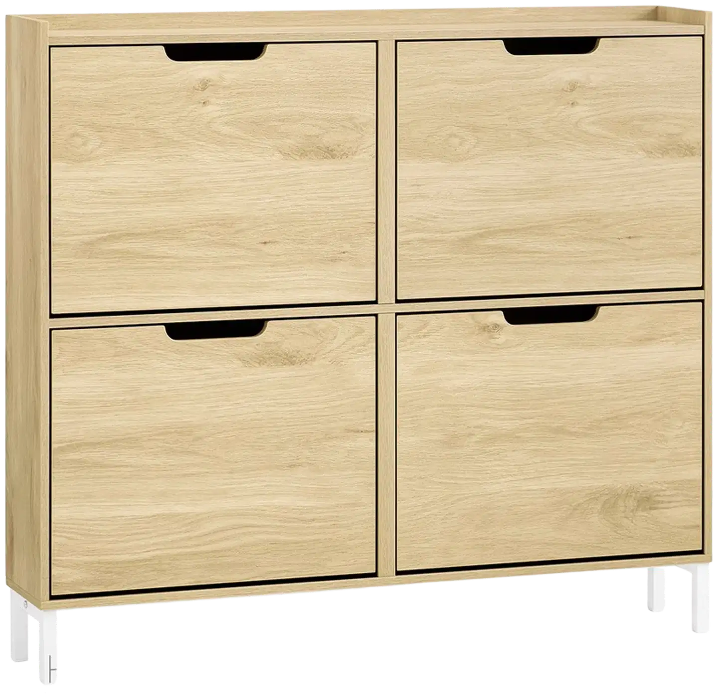 SoBuy kenkäkaappi vaalea tammipuu FSR100-N - 2