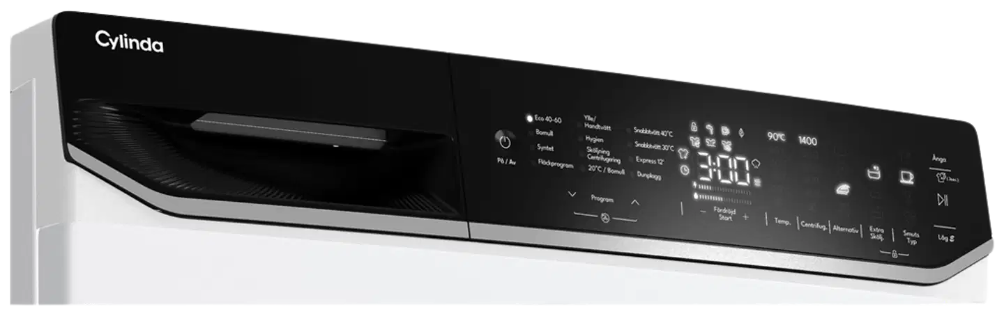 Cylinda edestä täytettävä pyykinpesukone FT911G394A, 9 kg, valkoinen - 3