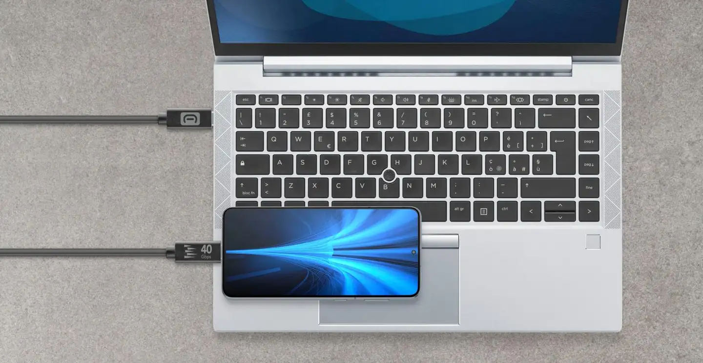 Cellularline kaapeli Fast Transfer USB 4.0 USB-C-USB-C - 3
