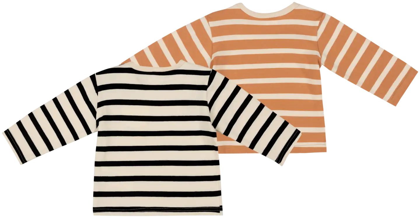 Ciraf vauvojen pitkähihainen t-paita 250B254183 2-pack - STRIPES - 2