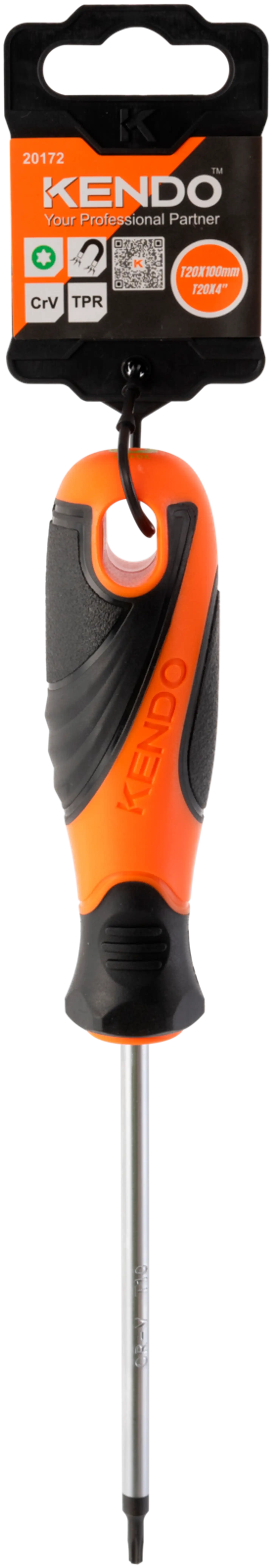 Kendo torx-ruuvimeisseli t20 × 100 mm / 4" - 1