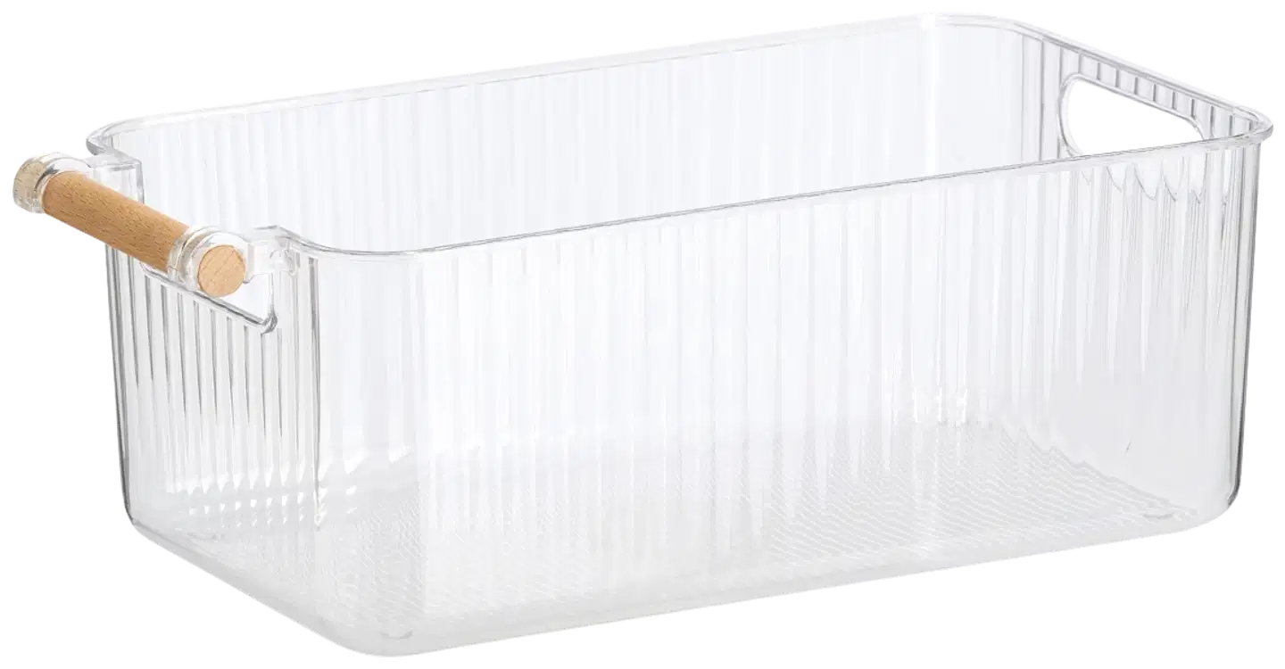 Zeller säilytyslaatikko bambukahvalla 3 kpl - 3