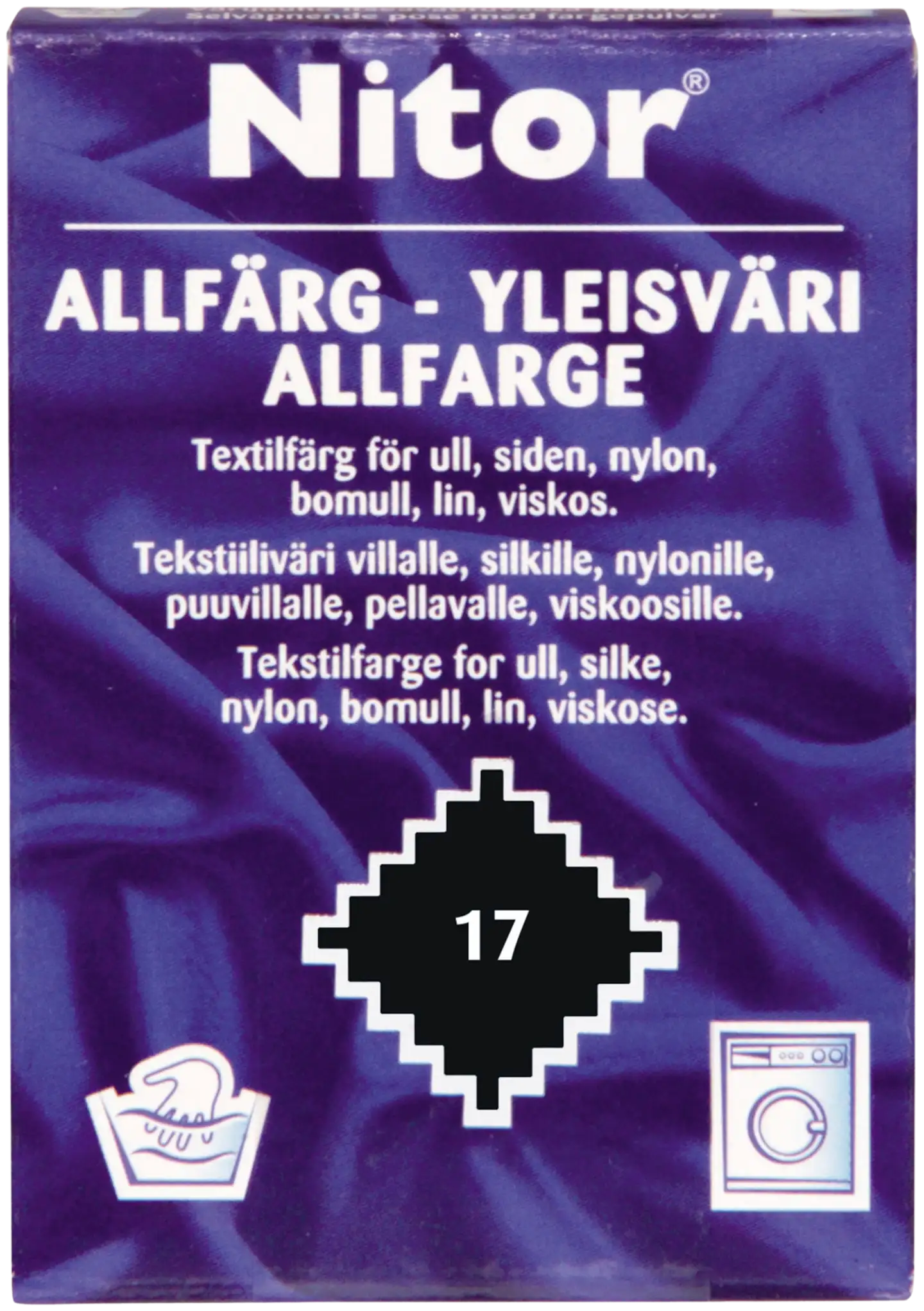 Nitor Yleisväri 15g musta 17