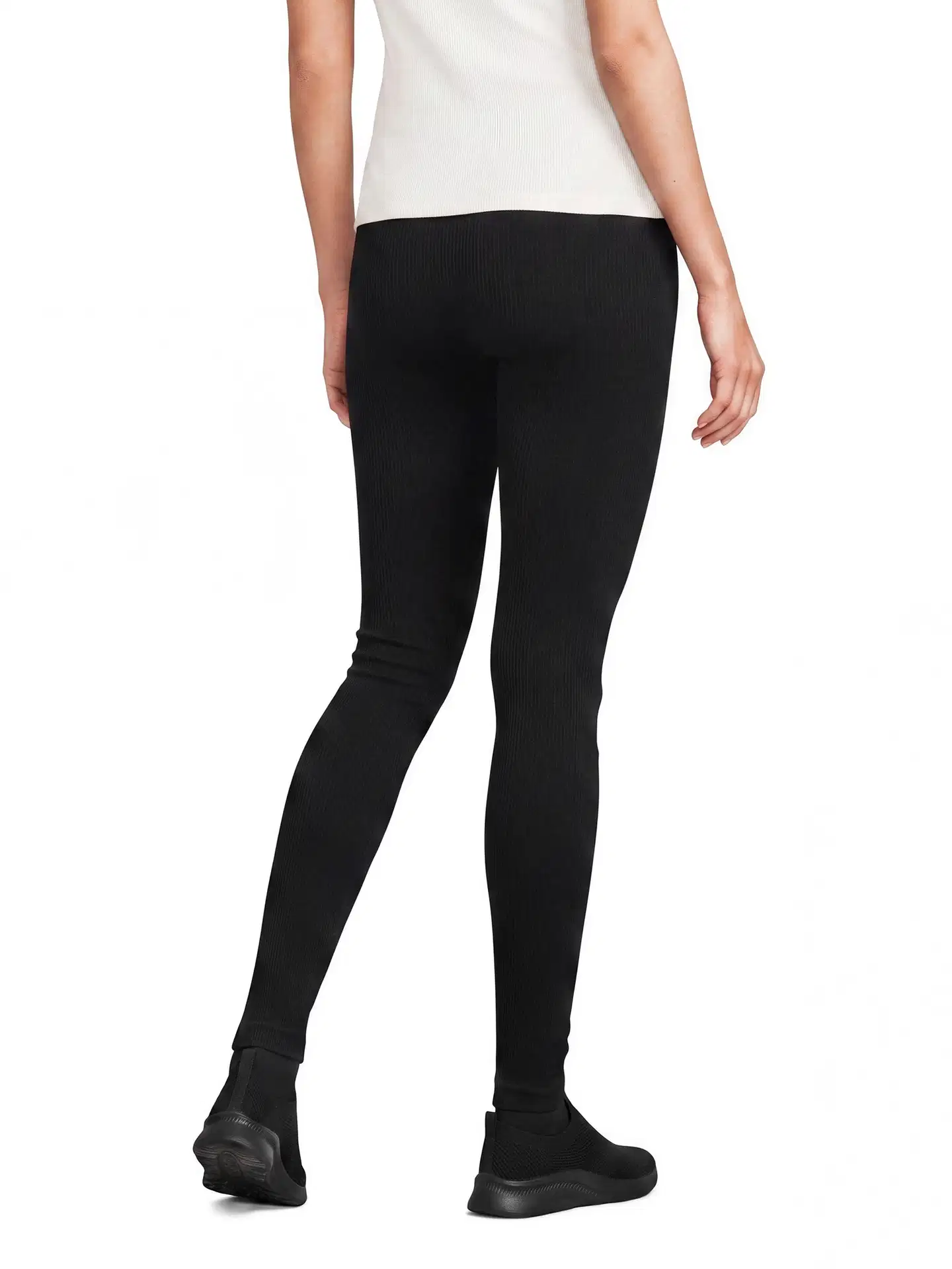 House naisten ribbileggingsit Rib leg - Jet black - 3