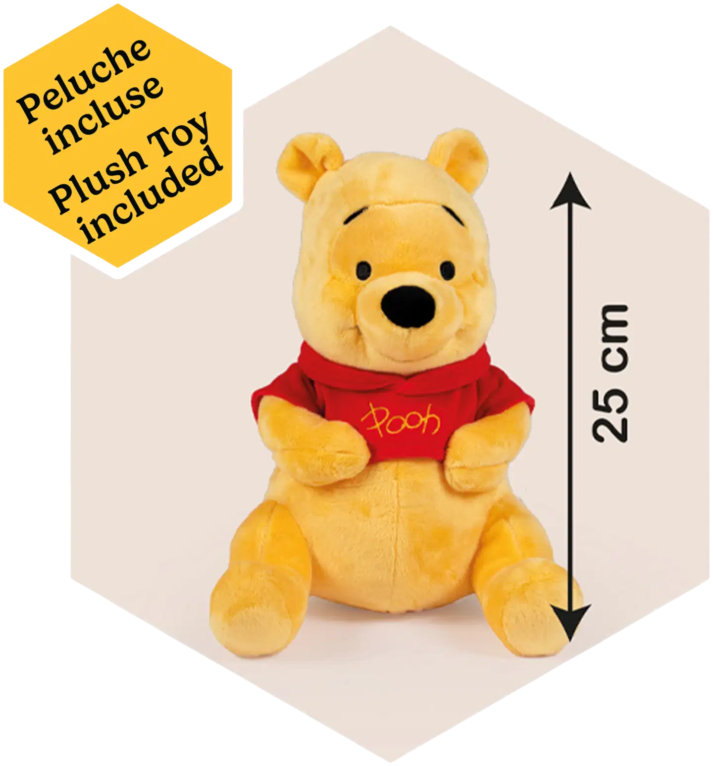 Little Smoby kävelyvaunu 3-in-1 ja Nalle Puh -pehmolelu - 3