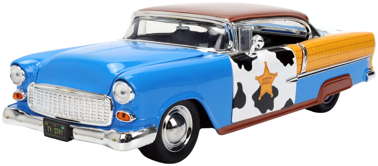 Jada Disney Toy Story Woody 1955 Chevrolet Bel Air, 19 cm, 1:24, die-cast - 6