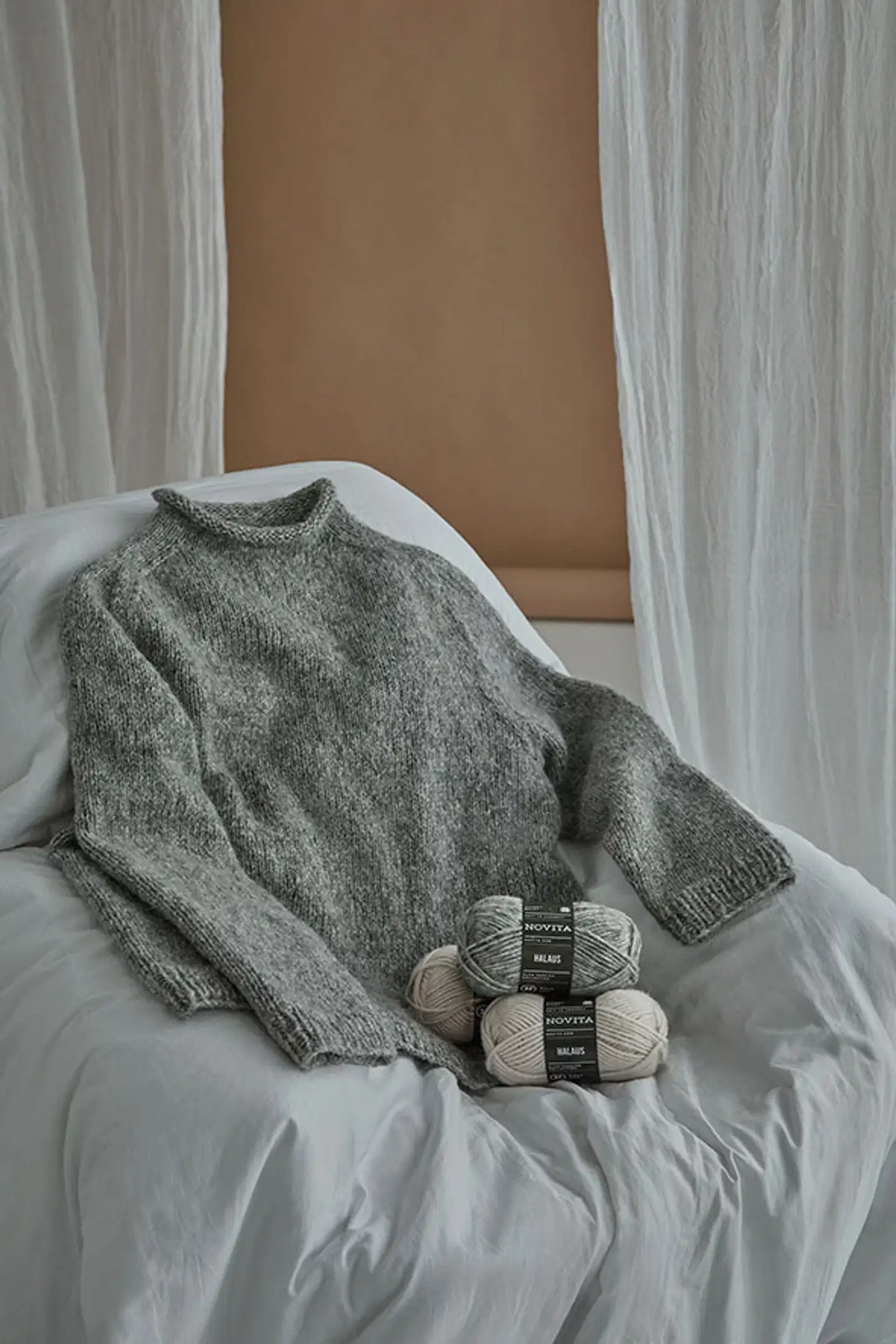 Novita lanka Halaus 50 g rauha 7101 - 7