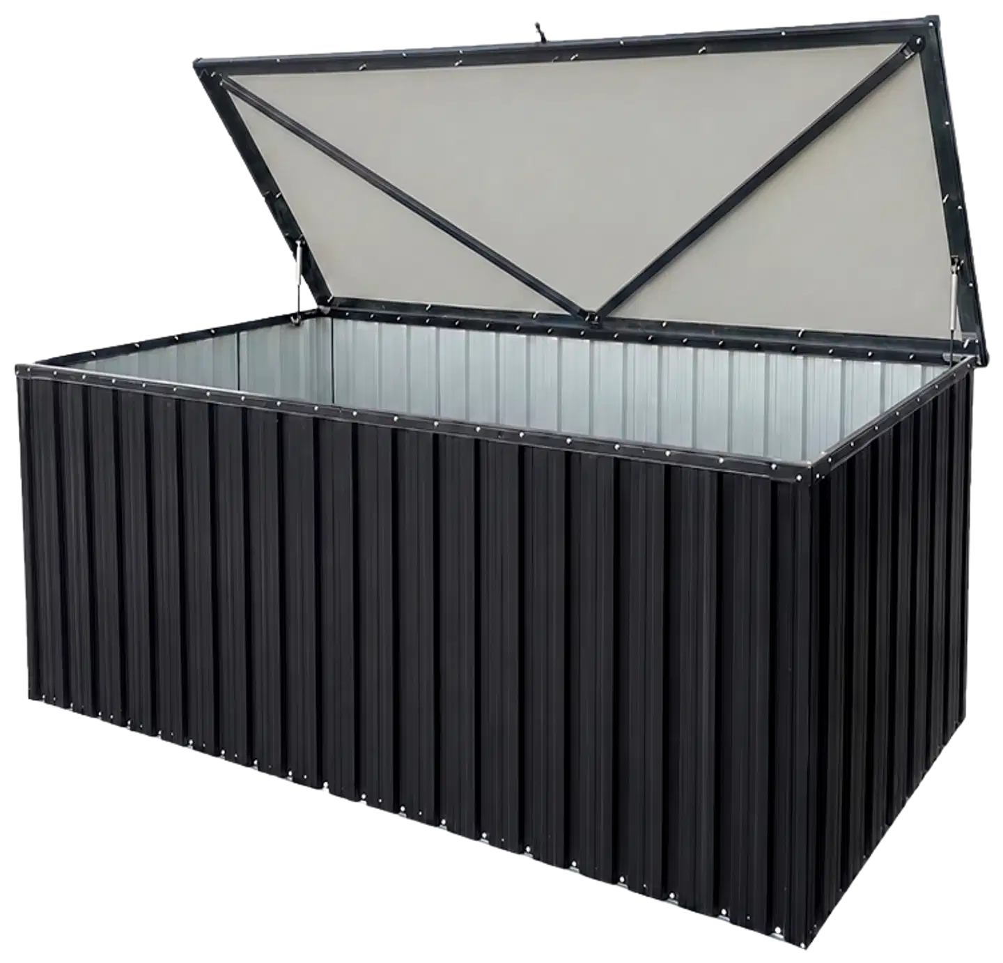 Fornorth säilytyslaatikko ulos 172x78x73cm 814l, musta - 2