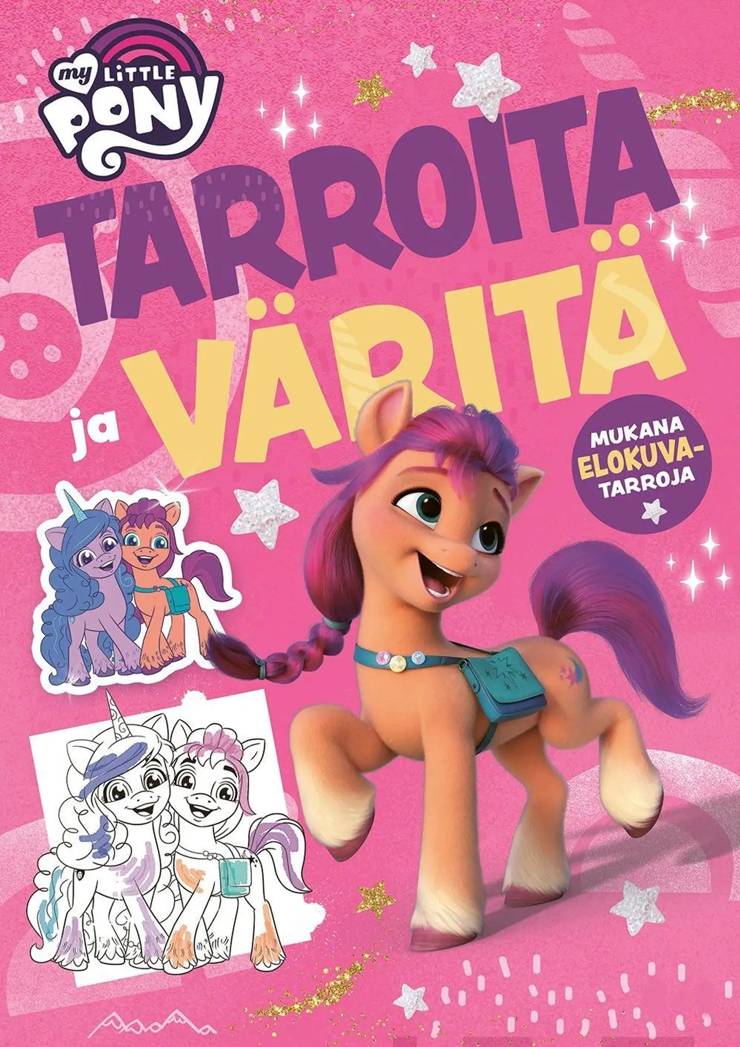 My Little Pony Tarroita ja väritä (mukana elokuva-tarroja)