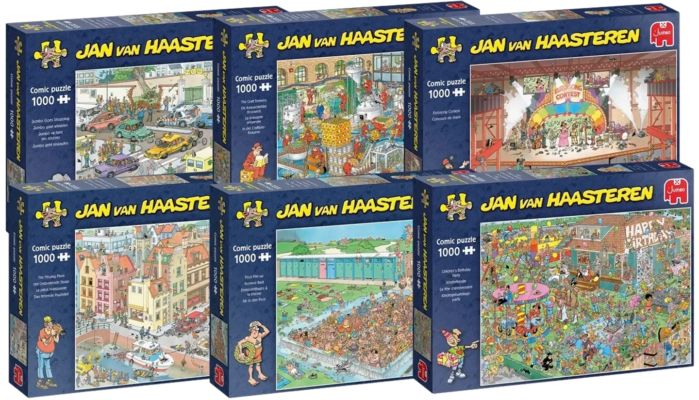 Palapeli Jan van Haasteren 1000 palaa lajitelma - 2