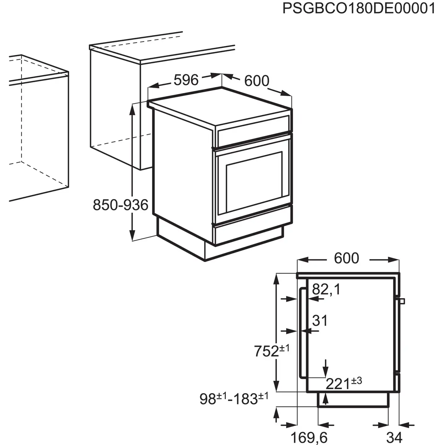 Electrolux lattialiesi induktio 60 cm LKI66440NX teräs - 8