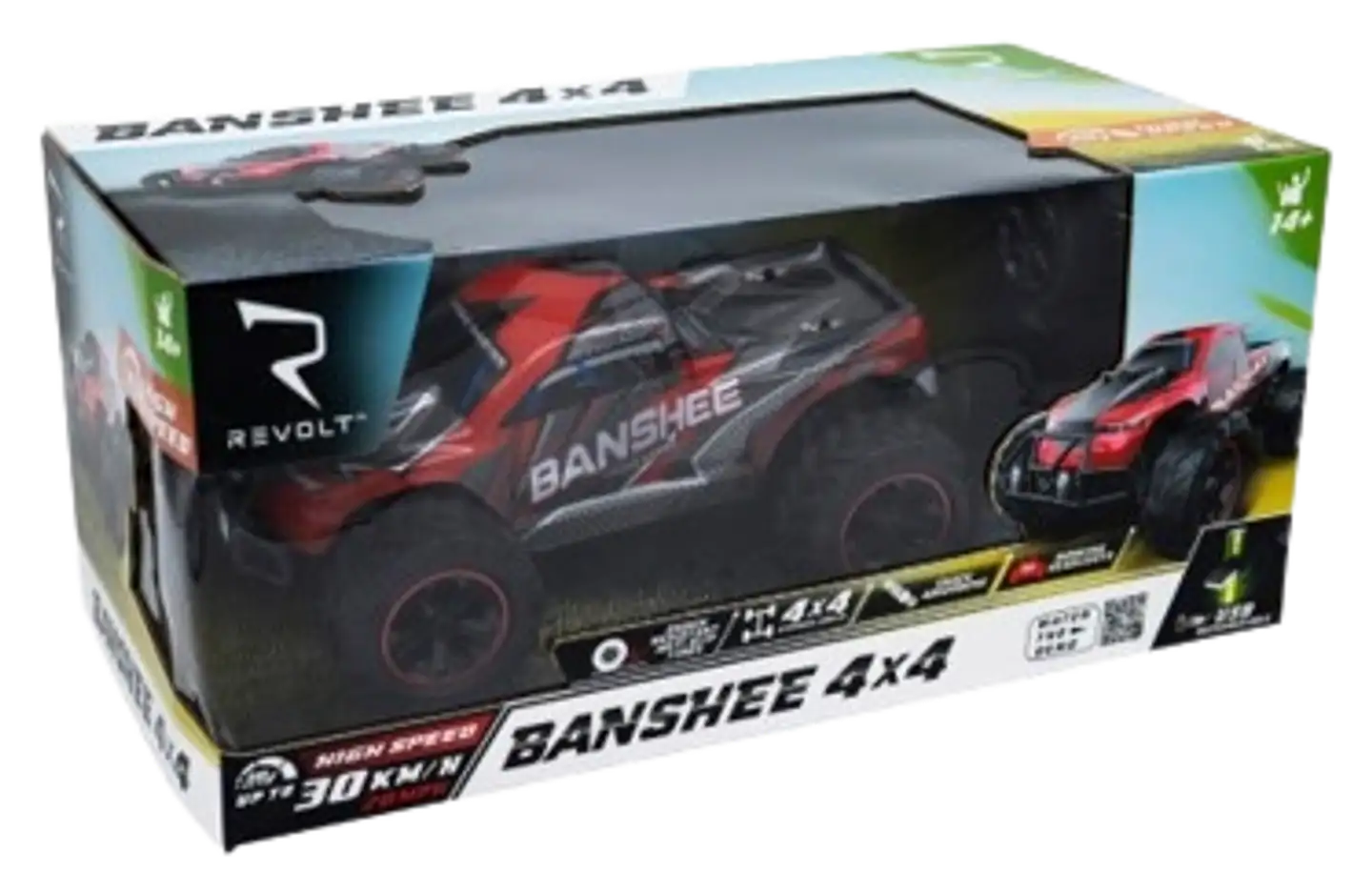 Revolt RC-auto Banshee 4x4 Truck Red - 2