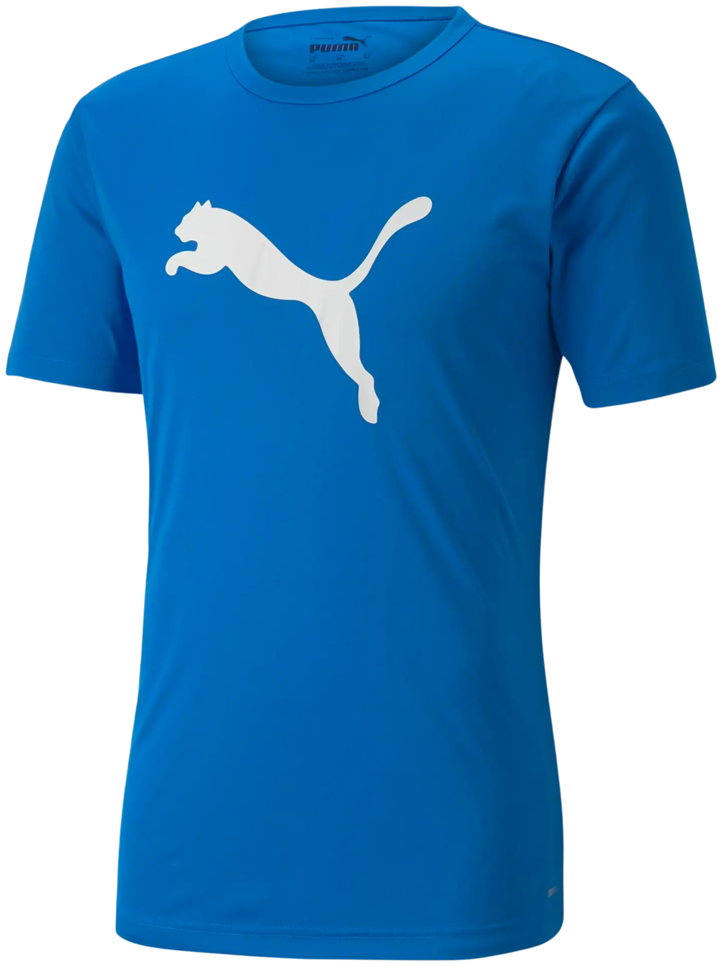 Puma miesten tekninen t-paita individualRISE Logo Tee - Electric Blue - 1