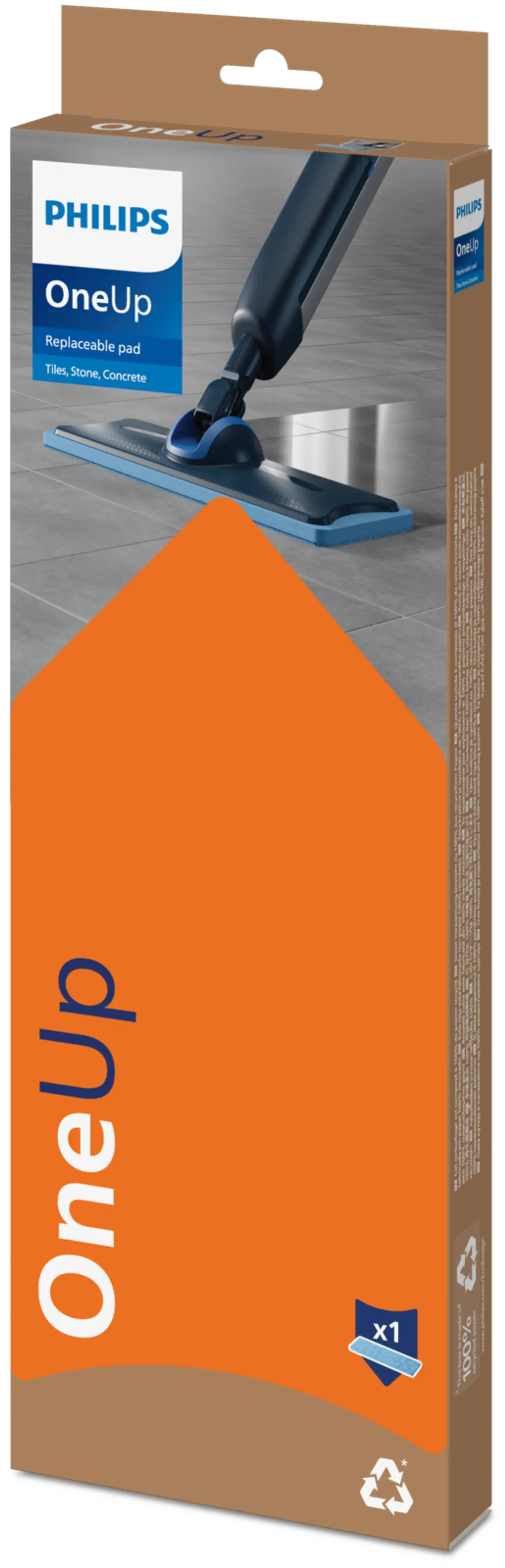 Philips oneup vaihdettava moppityyny kivilaattalattioille XV1883/10 - 2