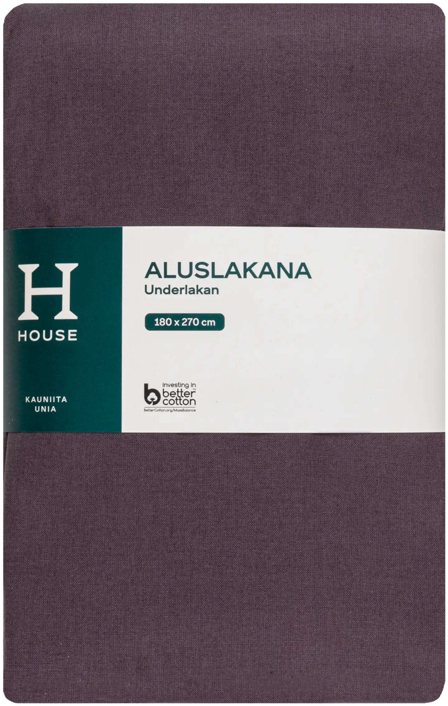 House aluslakana 180 x 270 cm tumman harmaa