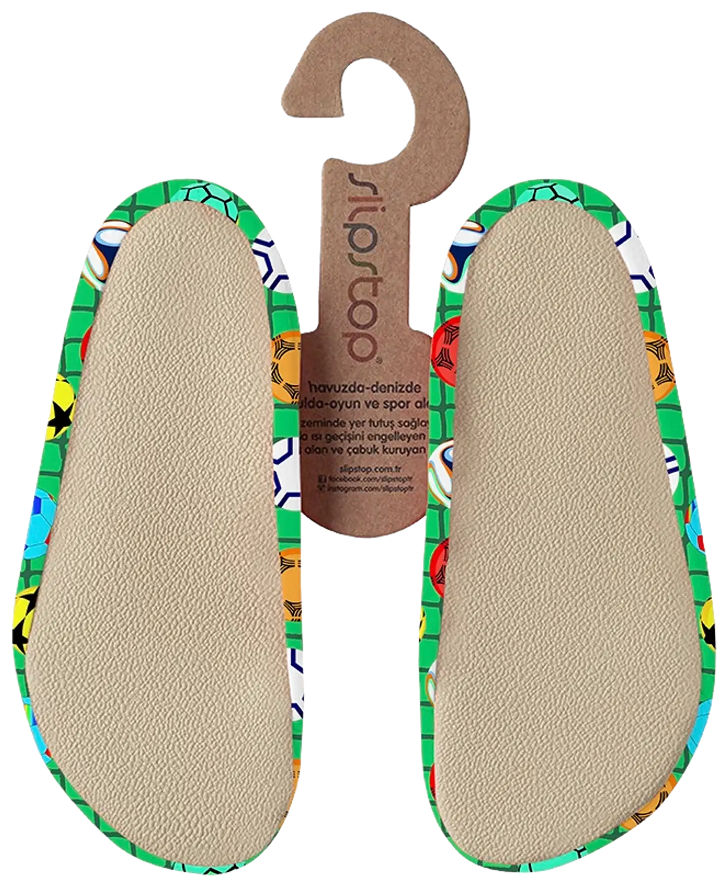 Slipstop lasten tossut Yamal - VIHREÄ - 2