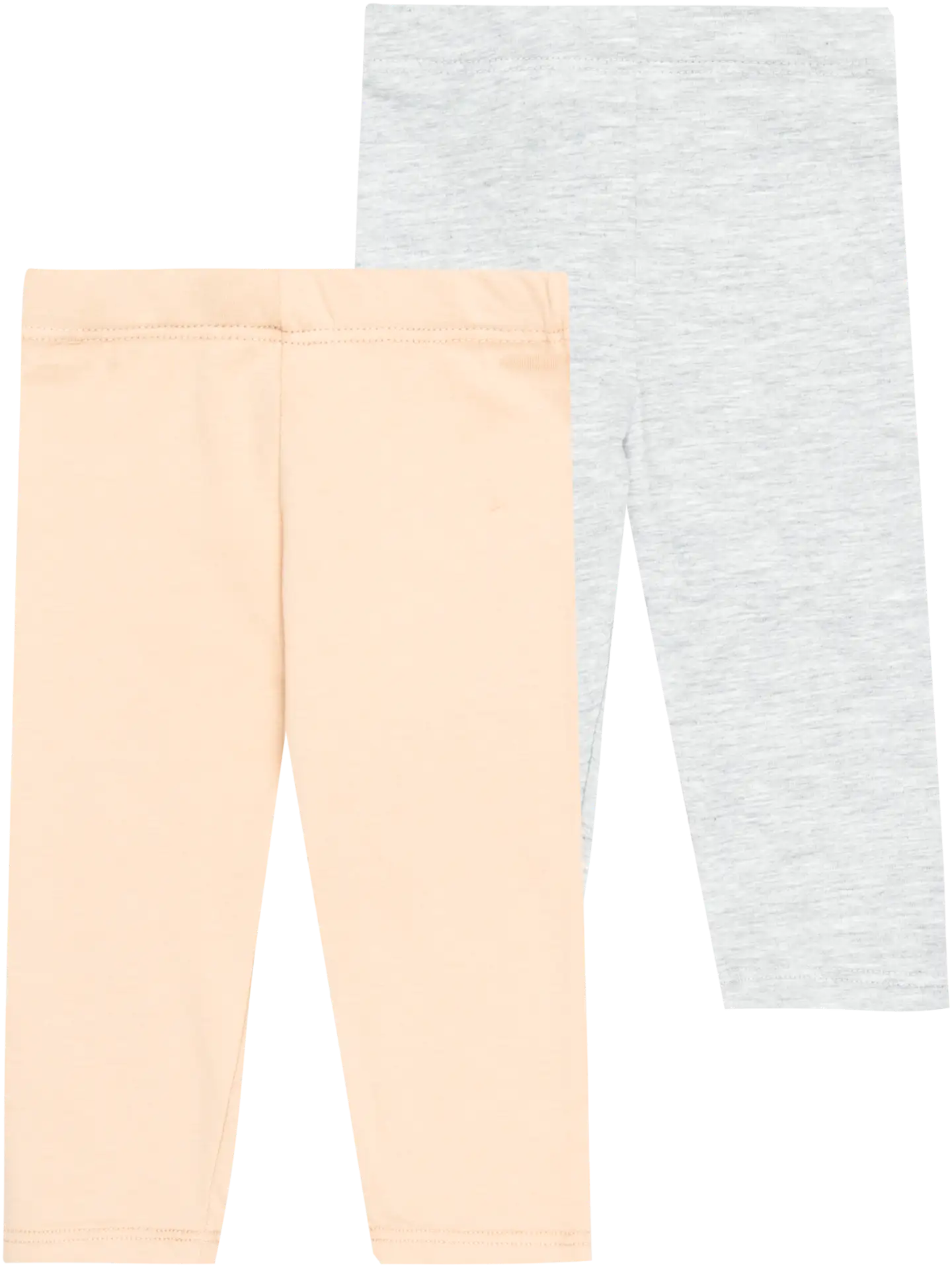 Ciraf vauvojen leggingsit 250B252918 2-pack - Smoke gray & Lt gray melange - 1