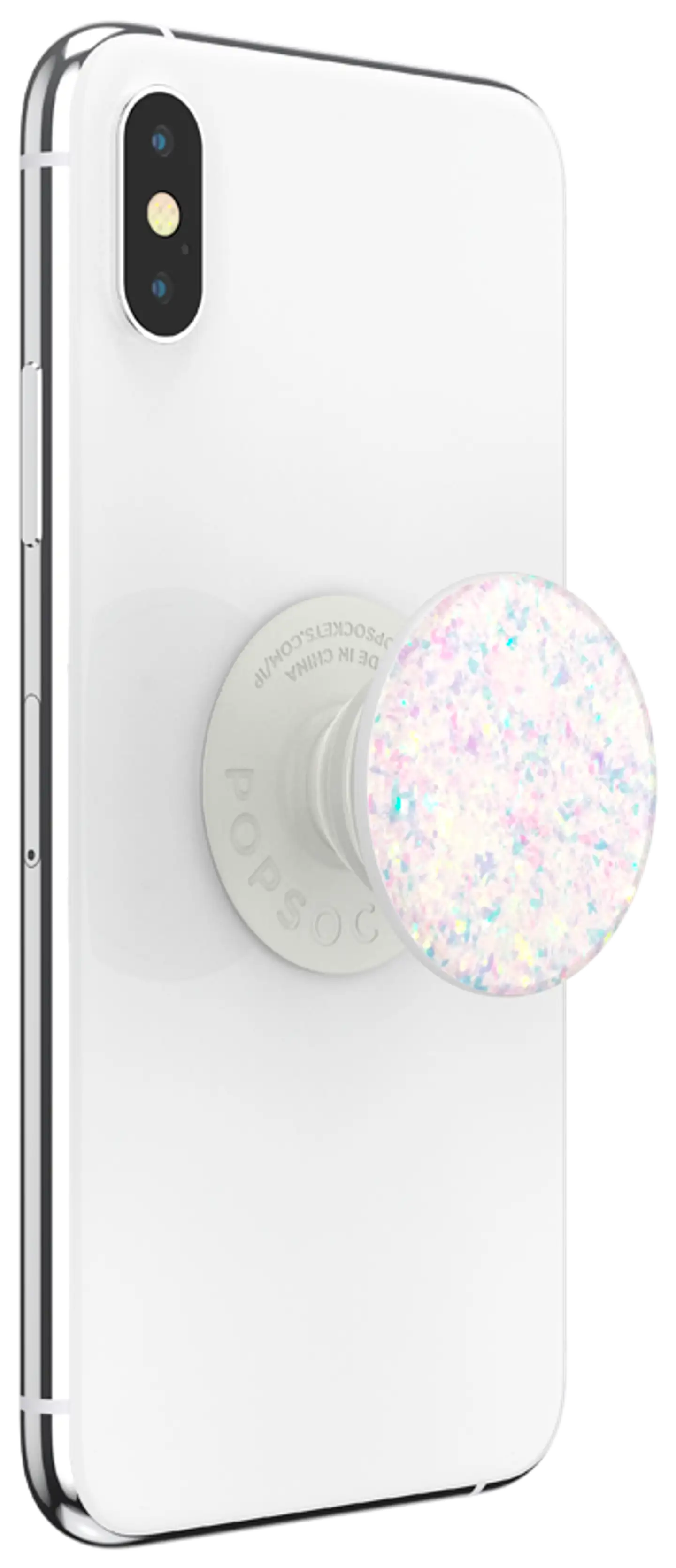 Popsockets puhelinpidike popgrip iridescent confetti white - 7