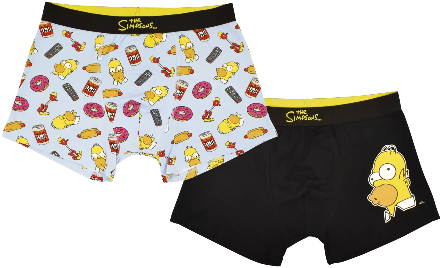 Simpsons miesten boxerit 2-pack SMI-SIMP-3 - Sininen/musta