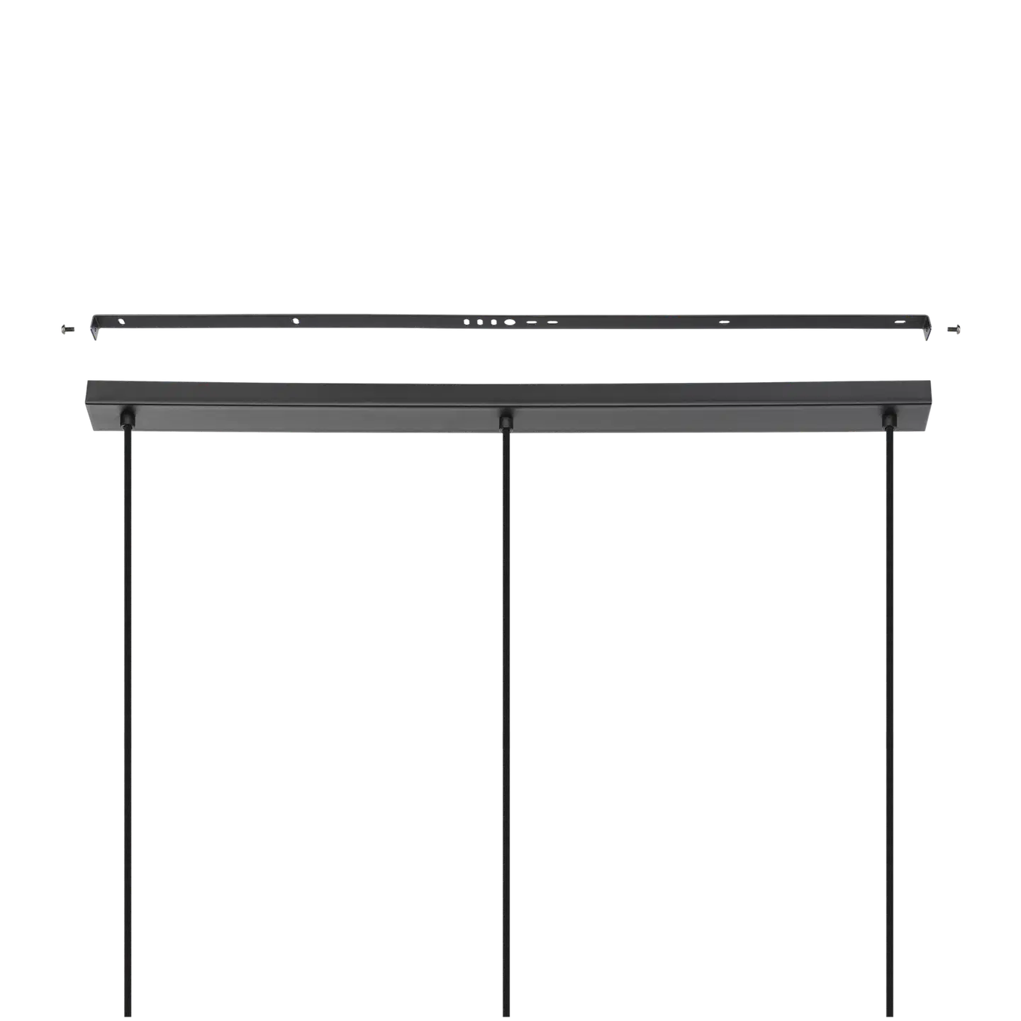EGLO Riippuvalaisin 3-os  Alderney 3x40W 90x20cm naru/musta - 3