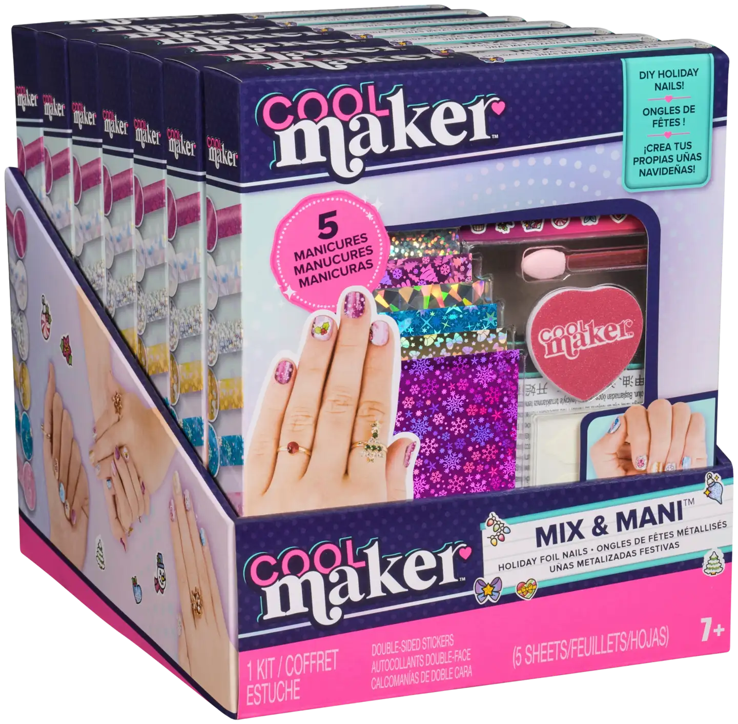 Cool Maker Holiday Foil Nails - 6