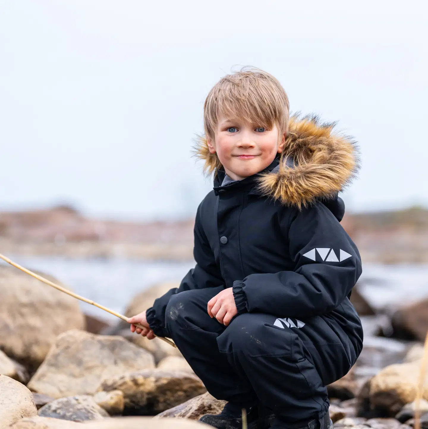 HC Outwear lasten vedenpitävä  toppahaalari Inna - Black - 5
