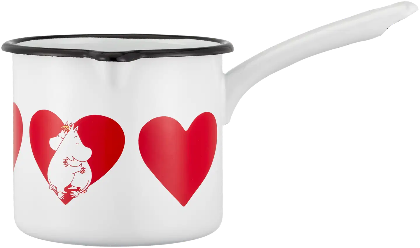 Muurla emalikasari Muumi Sydän 1,3 l - 1