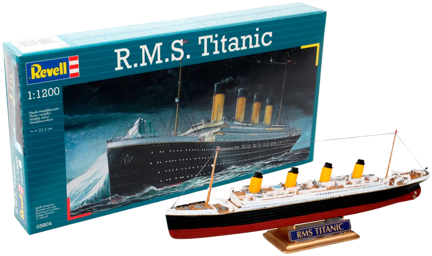 Revell Model Set R.M.S. Titanic 1:1200 laivan pienoismalli - 1