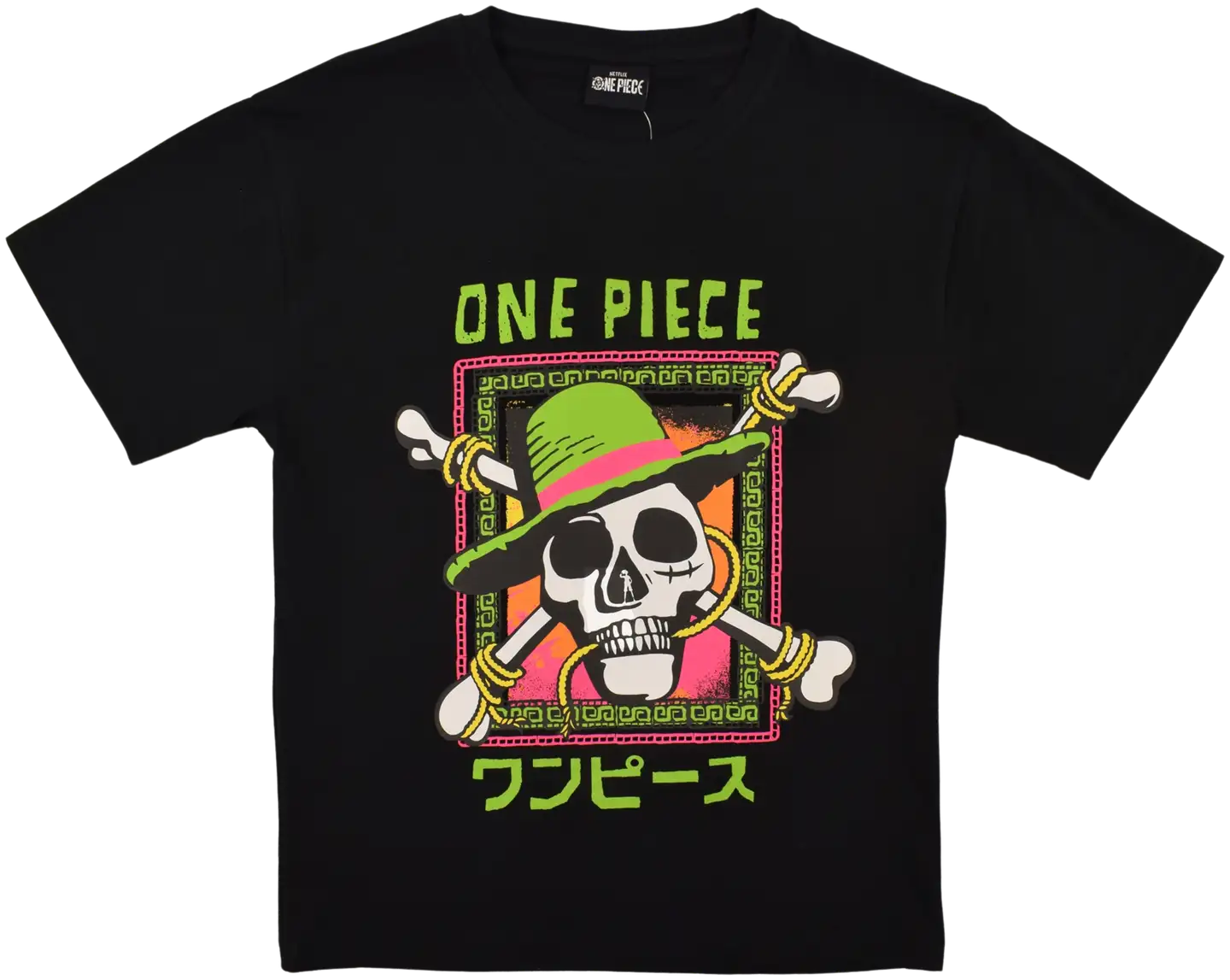 One Piece nuorten t-paita - BLACK