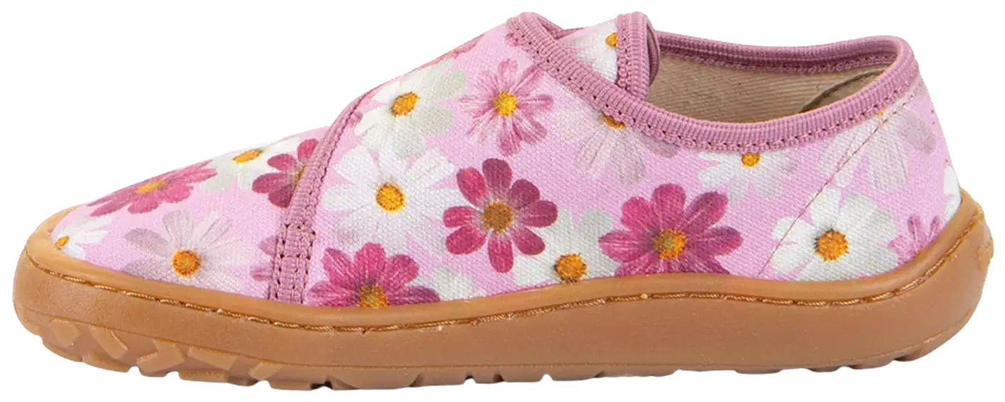 Froddo lasten paljasjalkakenkä Canvas Velcro - Flowers - 3