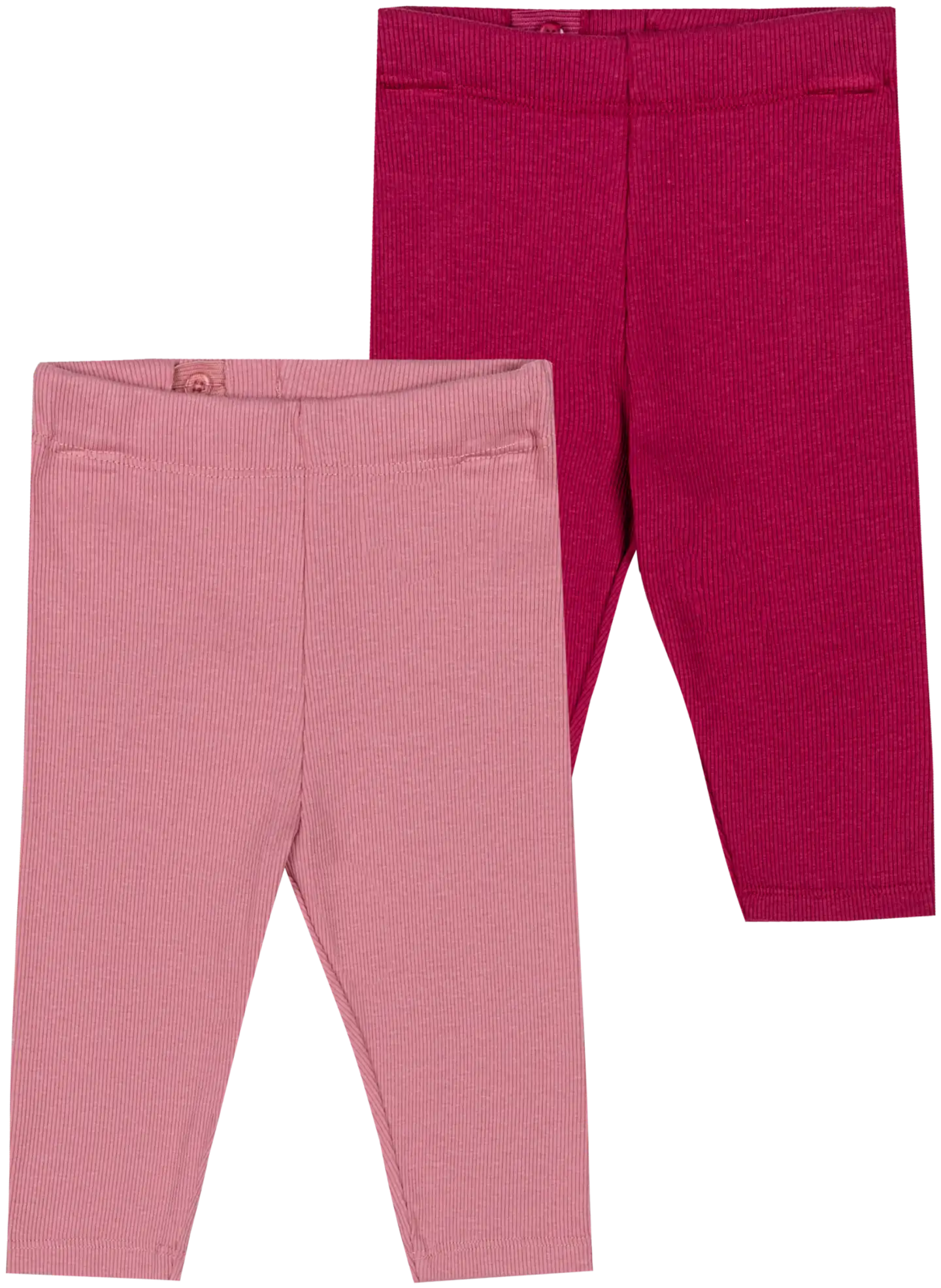 Ciraf vauvojen ribbileggingsit 250B252924 2-pack - Beaujolais & Lilas - 1