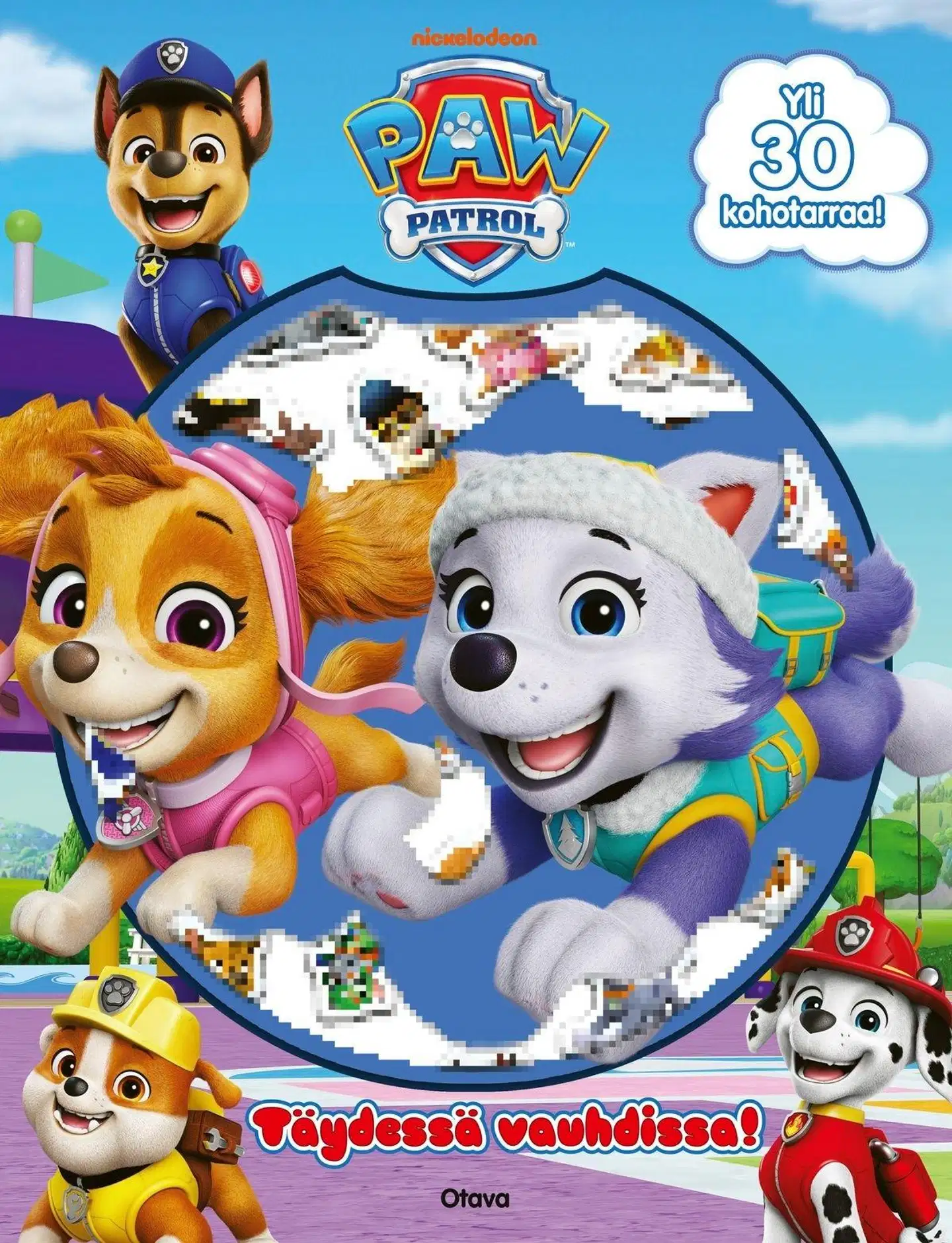 Ryhmä Hau - Täydessä vauhdissa - Kohotarrakirja