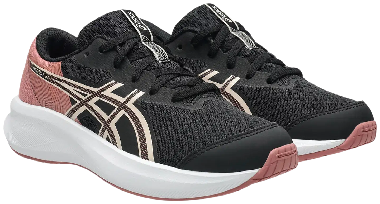 Asics lasten juoksukengät Patriot 14 GS - black/pearl pink - 3