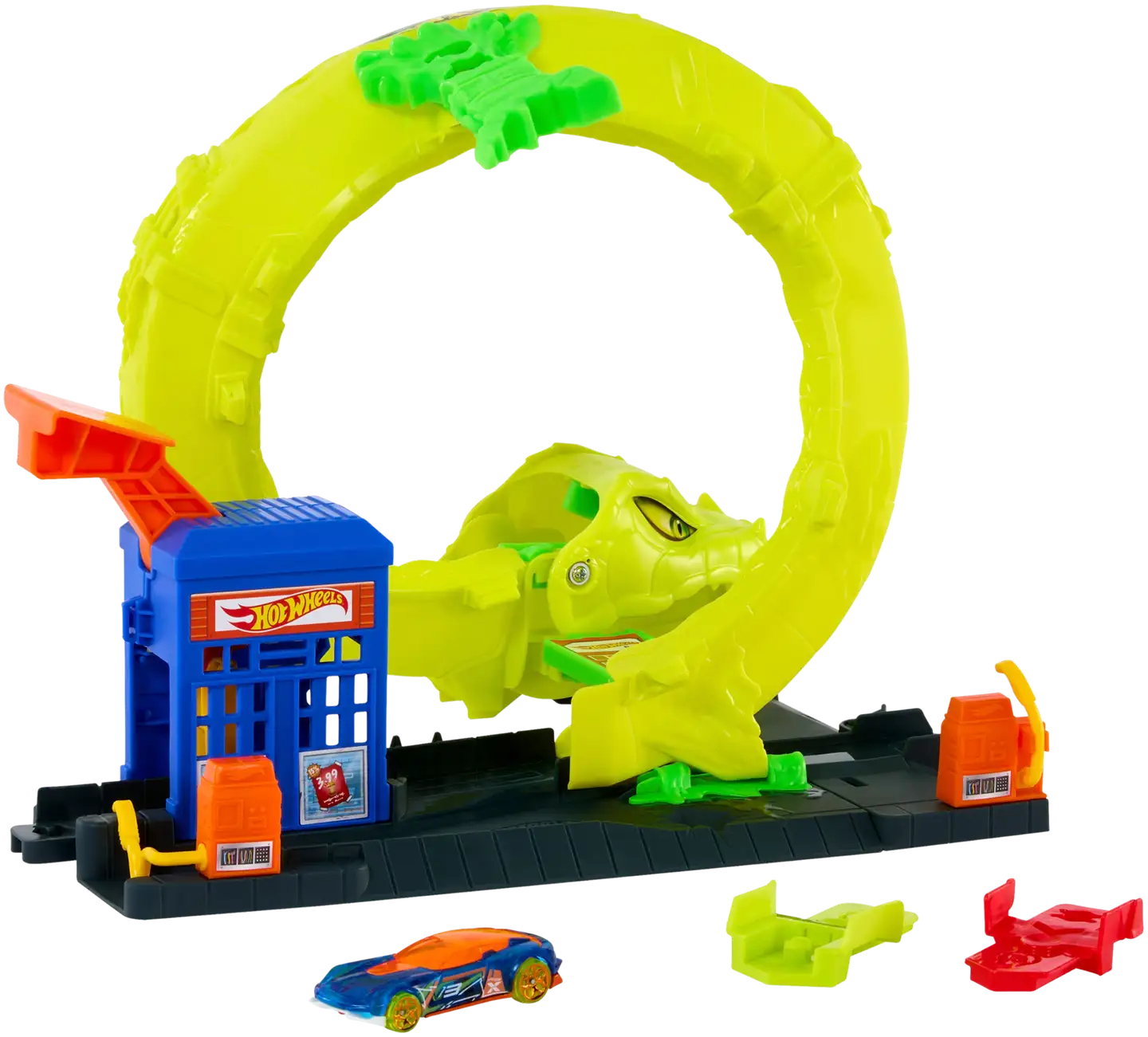 Hot Wheels City Snake Attack -Leikkisetti - 1