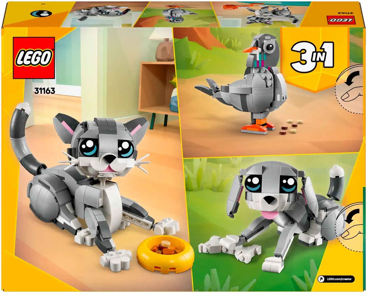 LEGO® Creator 31163 Leikkisä kissa - 3