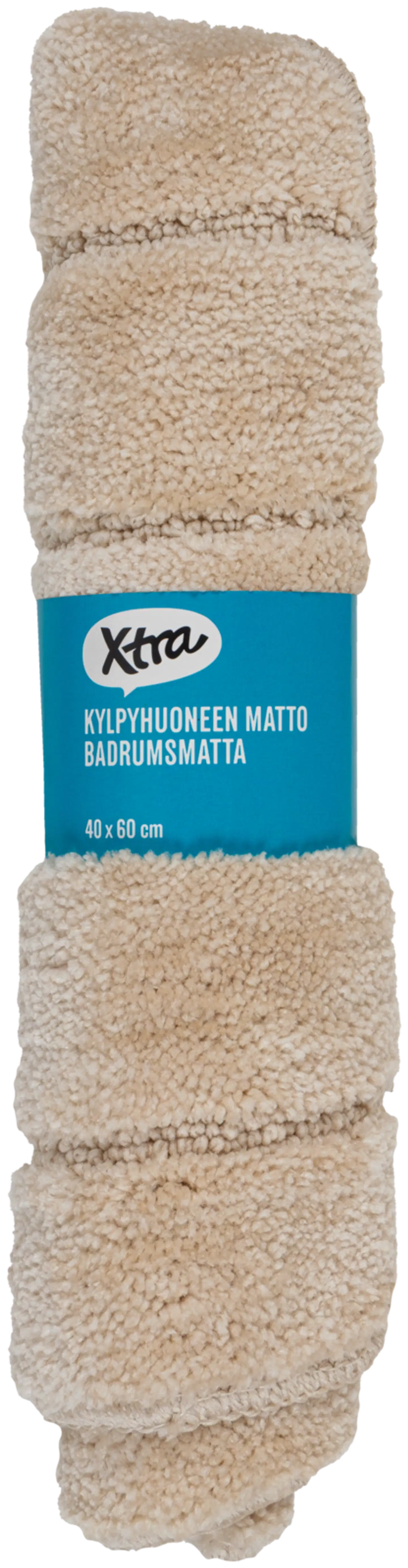 Xtra kylpyhuoneenmatto Anna 40x60 cm beige - 3