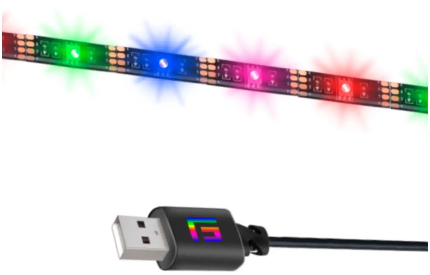 Floating Grip valonauha 1M RGB LED - 2