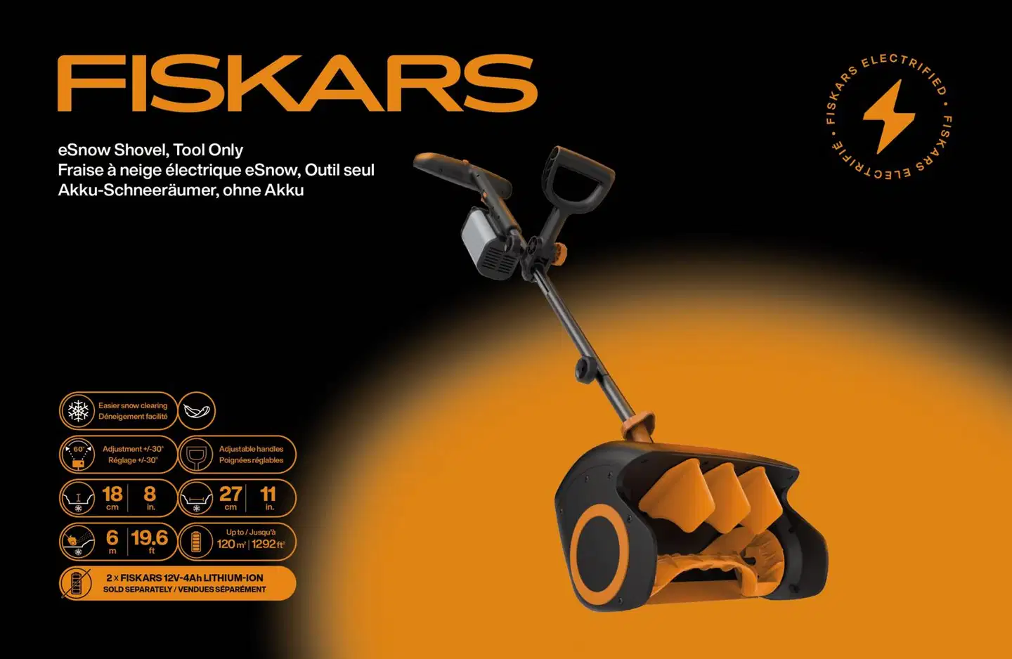 Fiskars Power akkulumilapio - 7
