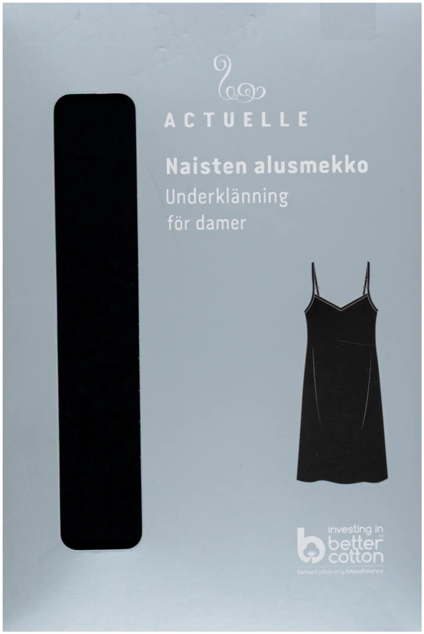 Actuelle naisten alusmekko AC-NOS2508 - BLACK - 4