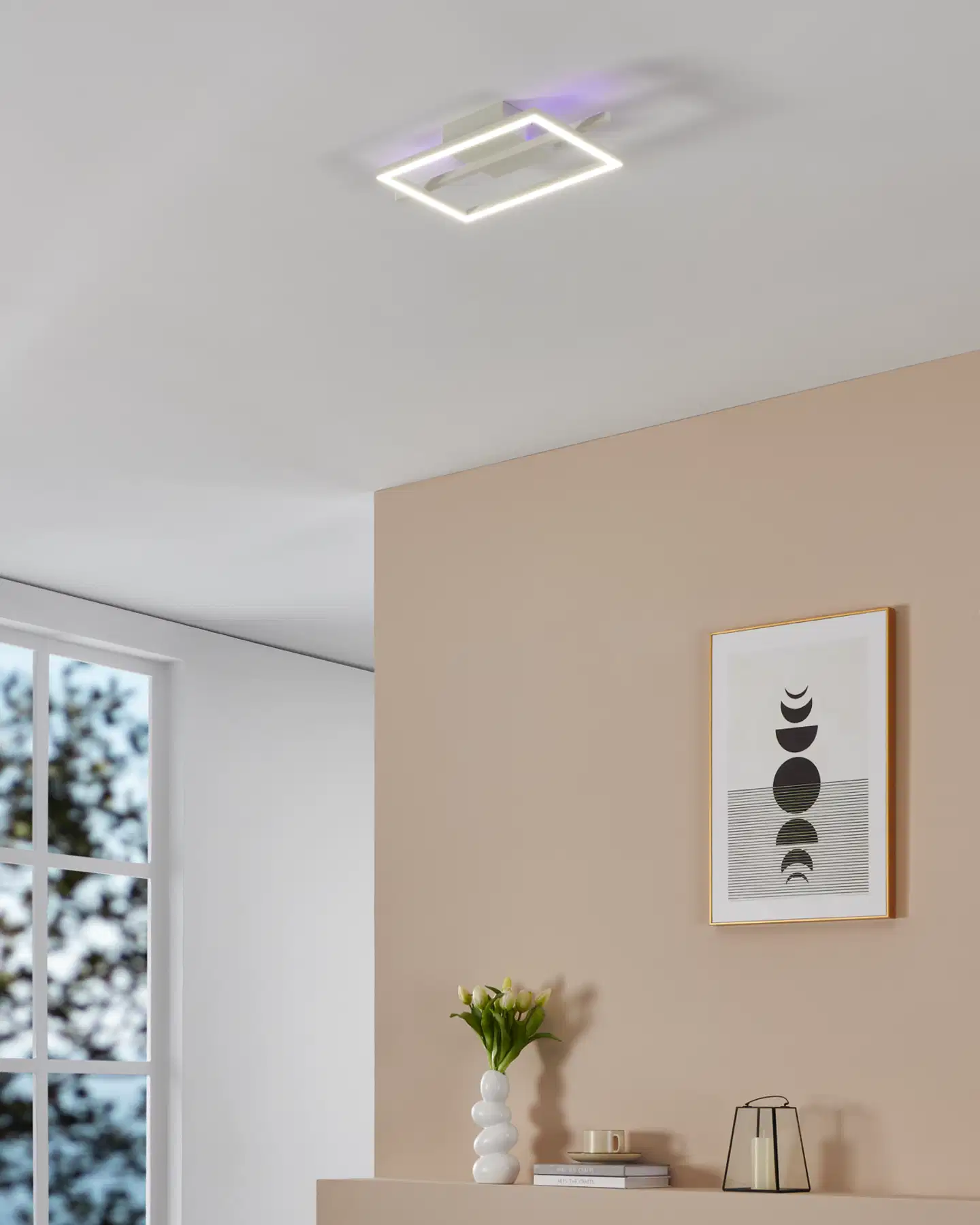 EGLO kattovalaisin Amandolo LED 17W RGB CCT valkoinen - 11