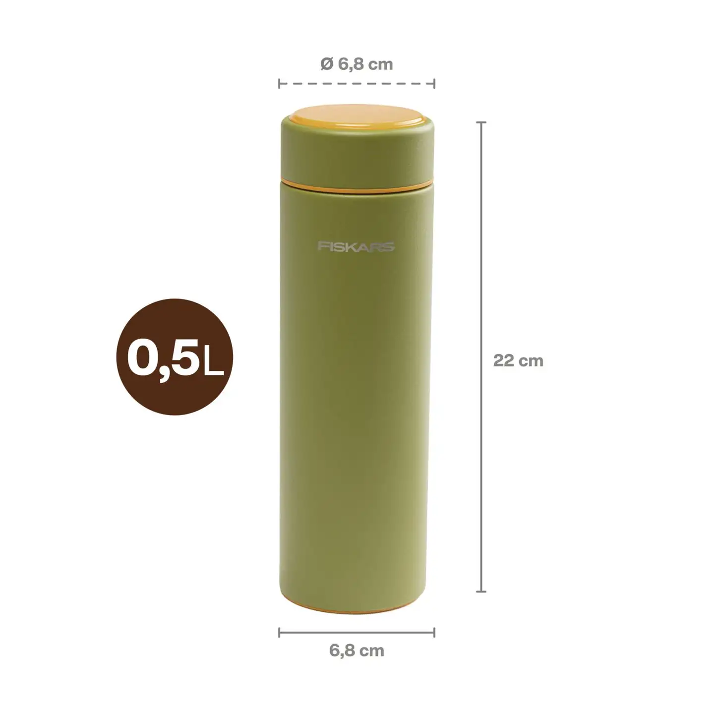 Fiskars termospullo On-the-go 0.5L vihreä - 3