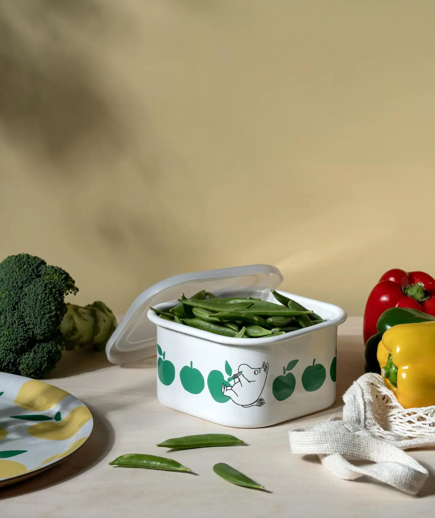 Muurla kannellinen emalipurkki Muumi Iloiset omput 1,5 l - 5