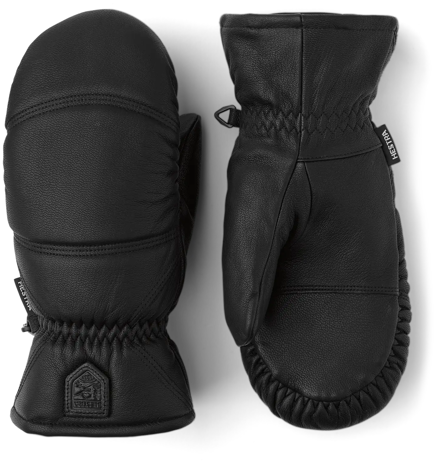 Hestra Leather Box Mitt unisex nahkarukkaset - BLACK - 1