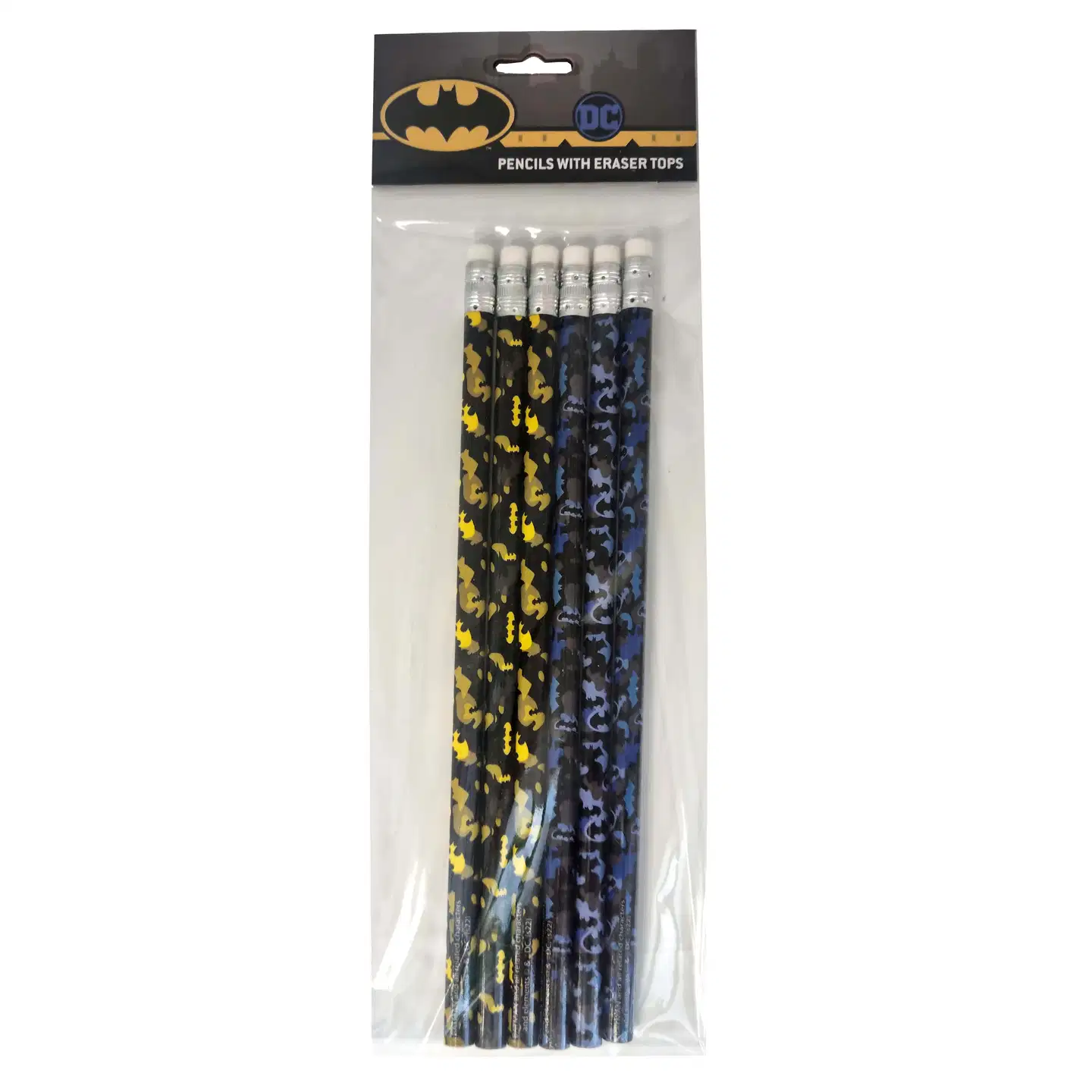 Batman lyijykynät 6kpl/pss