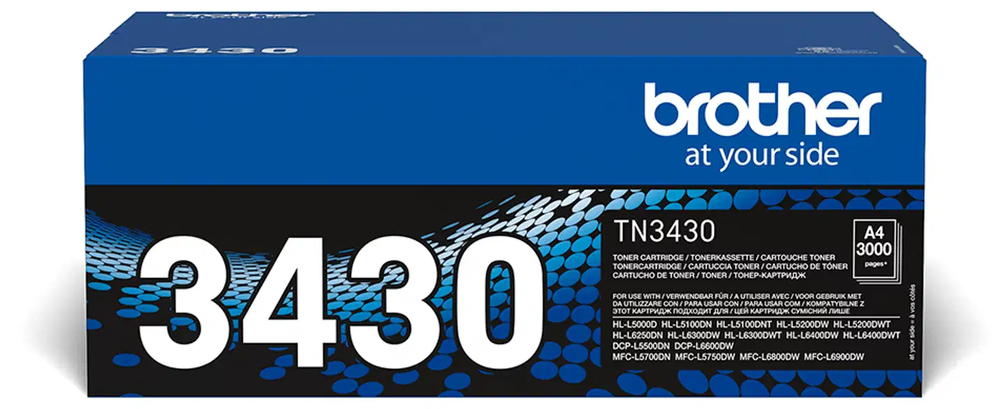 Brother laservärikasetti TN-3430 musta - 1