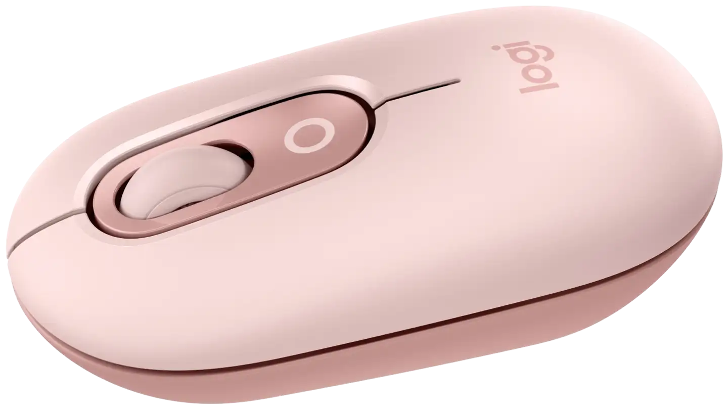 LOGITECH POP Mouse with emoji - ROSE - 1