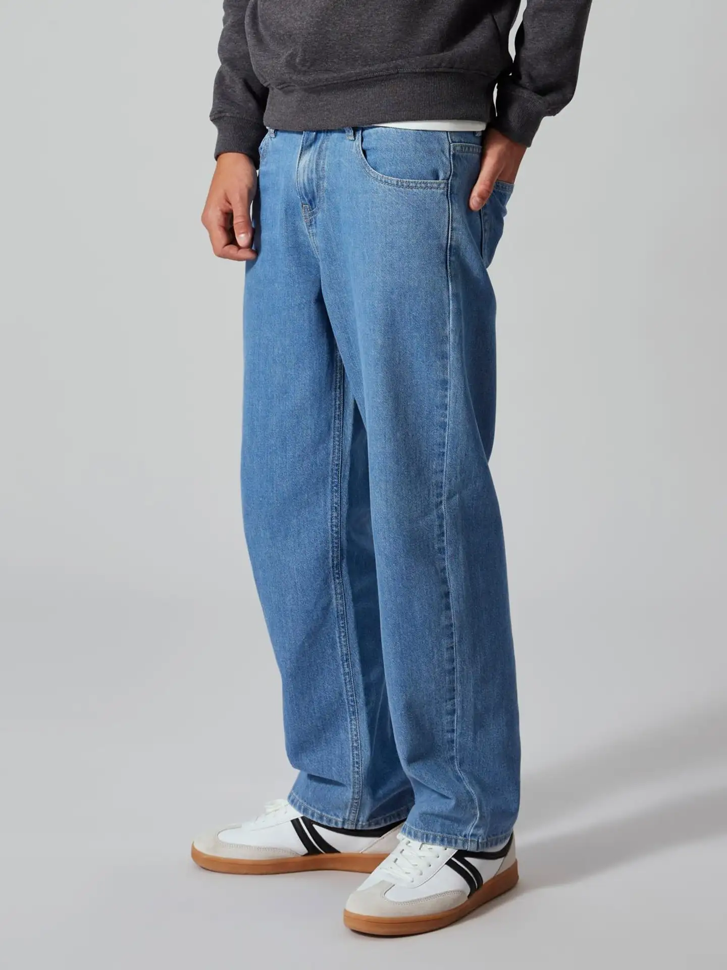 LMTD lasten farkut - Medium Blue Denim - 4
