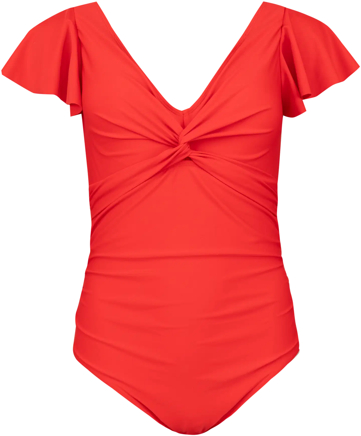 Actuelle naisten uimapuku hihoilla 215A012611 - RED - 1