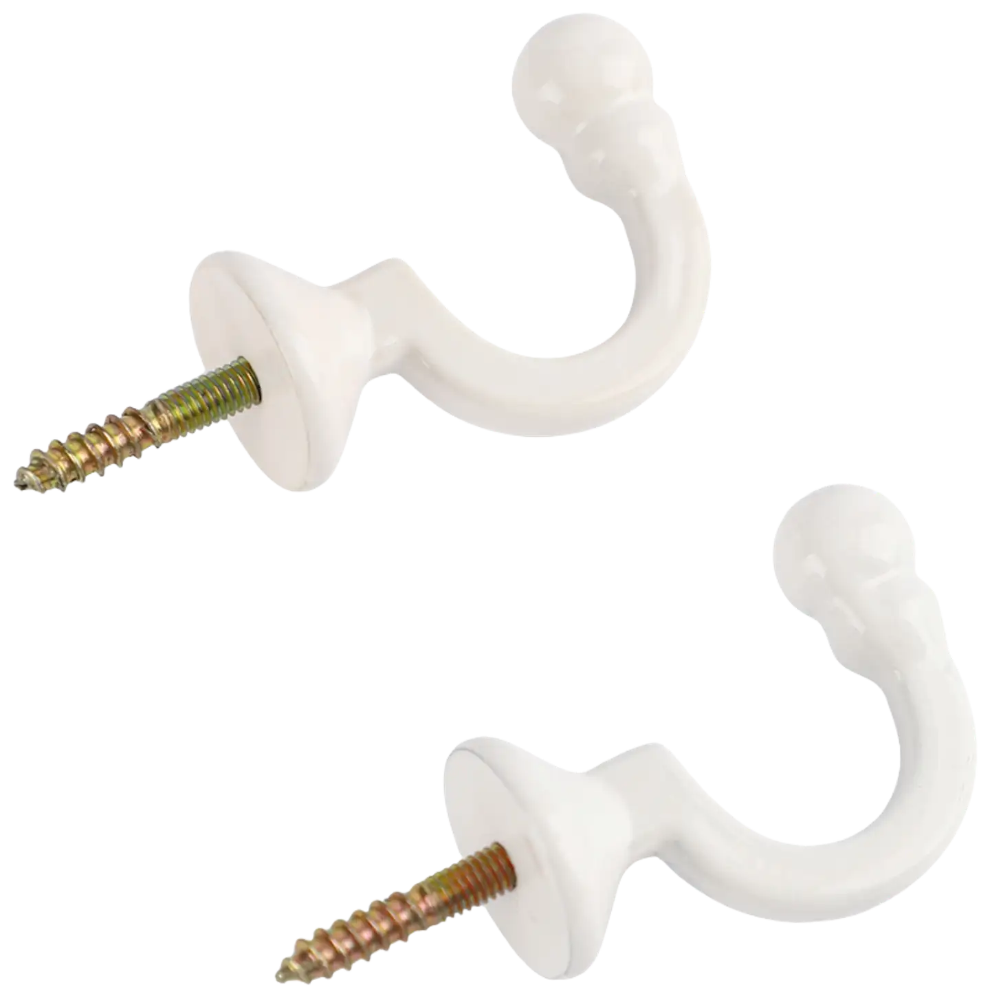 Ihanin tamppikoukku valkoinen 2kpl - 2