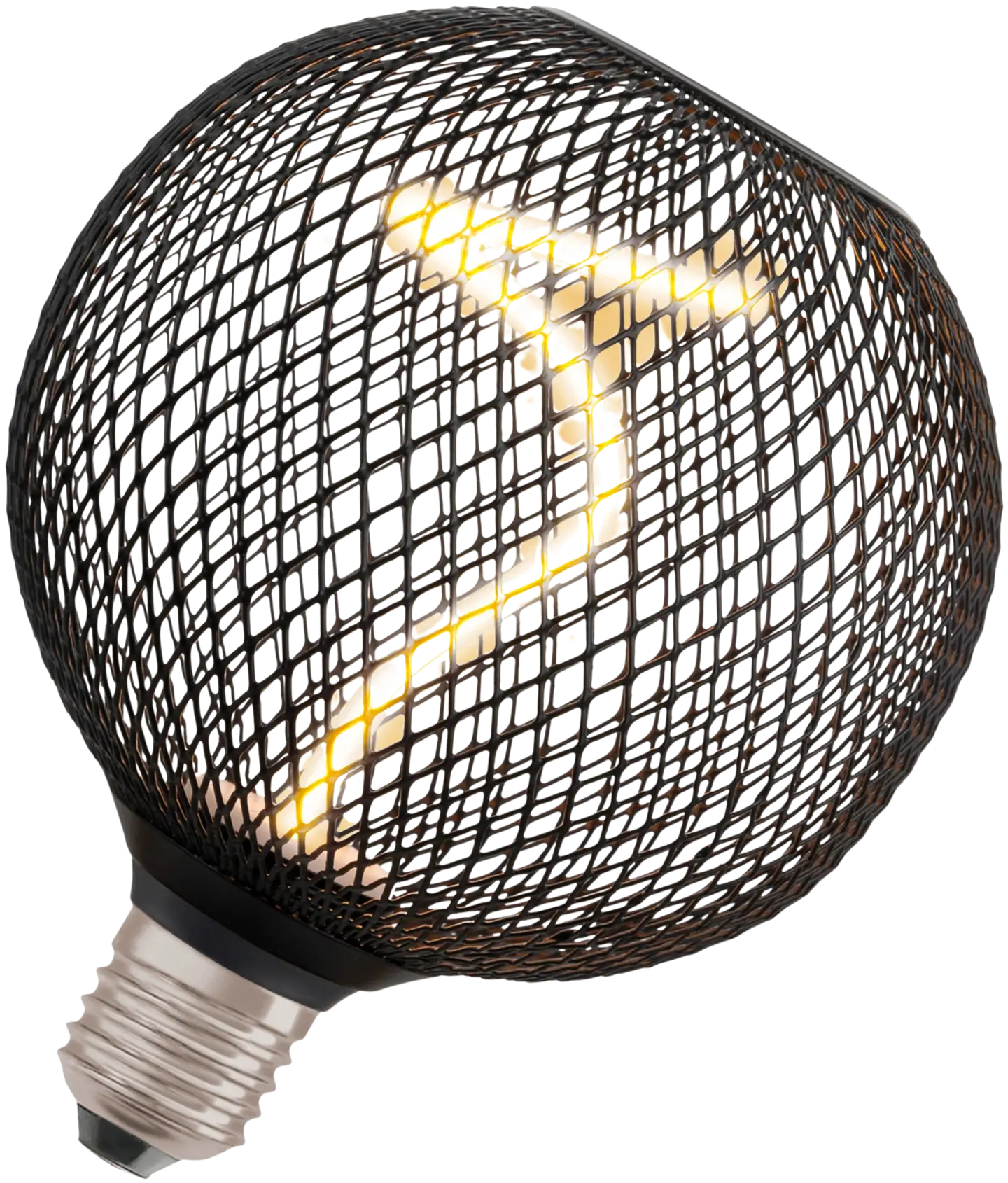 OSRAM LED-sisustuslamppu Decor Spiral Globe 125mm 3,5W 130lm 1800K E27 musta - 1